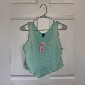Wild Fable Medium Tank Top Teal Blue